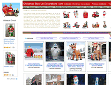 Tablet Screenshot of christmasblowupdecorations.com